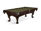 Allenton 8' Pool Table with Ball & Claw Leg