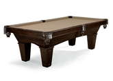 Allenton 8' Pool Table with Tapered Leg — Espresso finish
