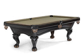 Glenwood 8' Pool Table with Talon Ball & Claw Leg