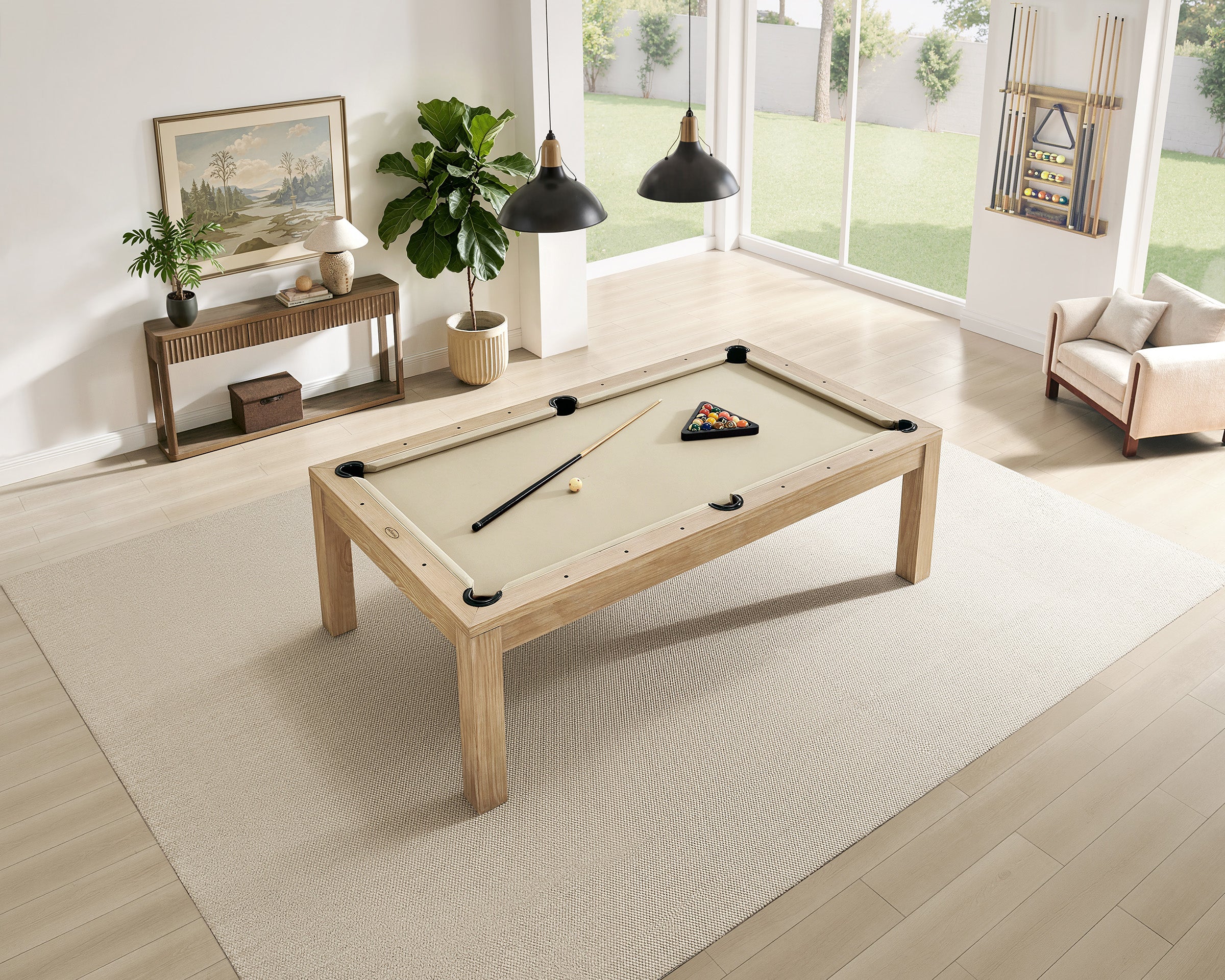 Penelope Sonora Pine pool table leg