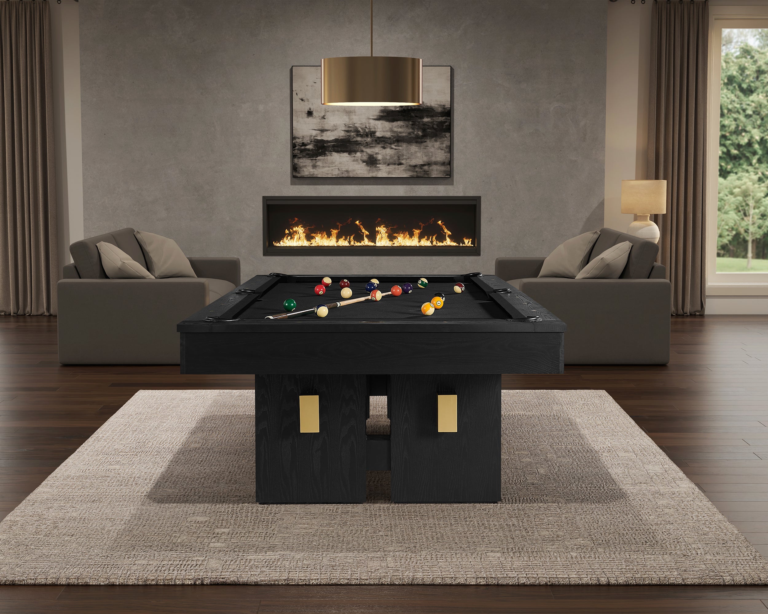 Nova pool table room setting