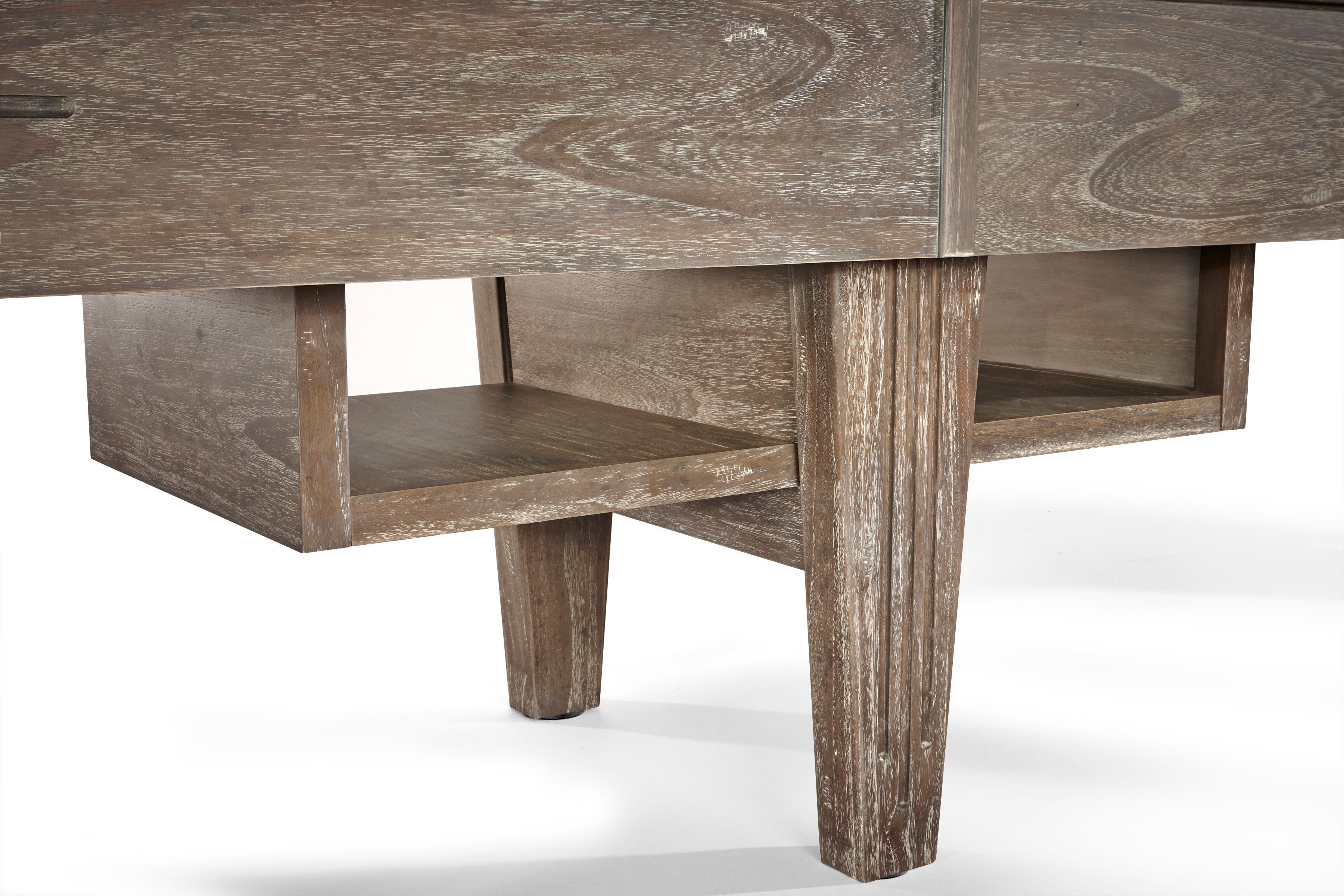 Andover II 14' Shuffleboard Table in Driftwood finish - detail