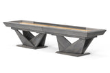 Origami Shuffleboard in Coastal Grey finish