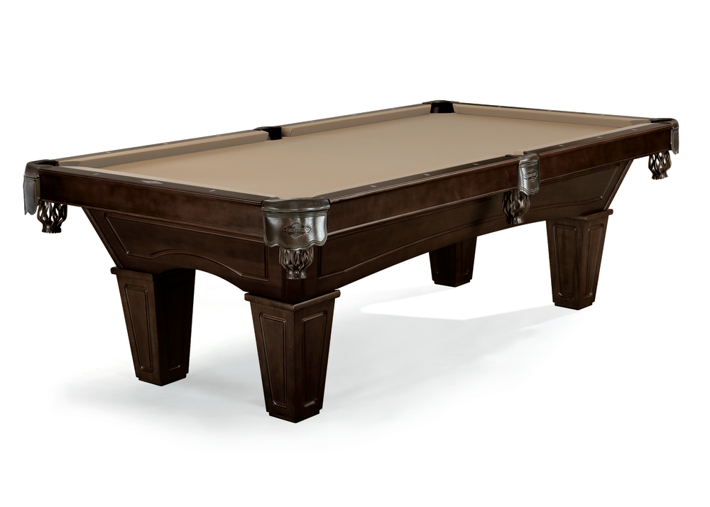 Allenton 8' Pool Table with Tapered Leg — Espresso finish