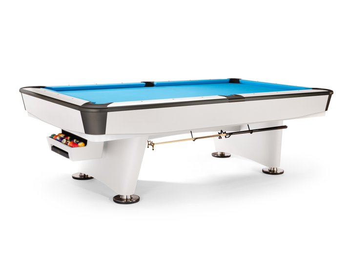 Gold Crown VII 8' Pool Table — Modern White finish