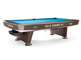 Gold Crown VII 9' Pool Table — Classic Brown finish