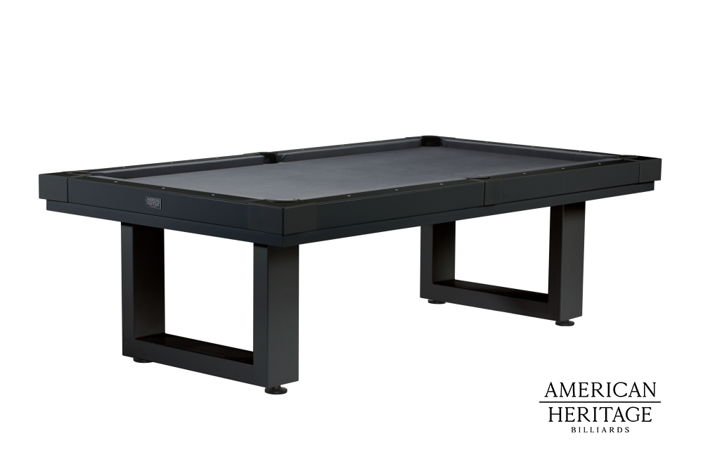 Lanai 8' Outdoor Pool Table — Obsidian Black