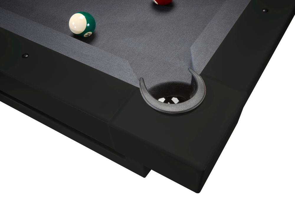 Lanai 8' Outdoor Pool Table — Obsidian Black