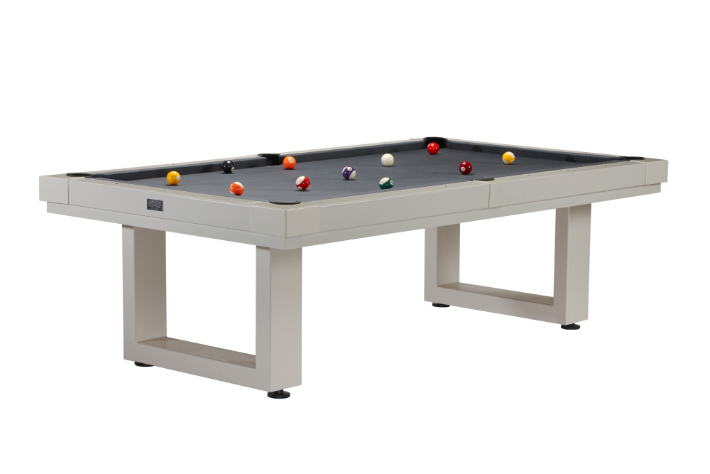 Lanai 8' Outdoor Pool Table — Oyster Grey