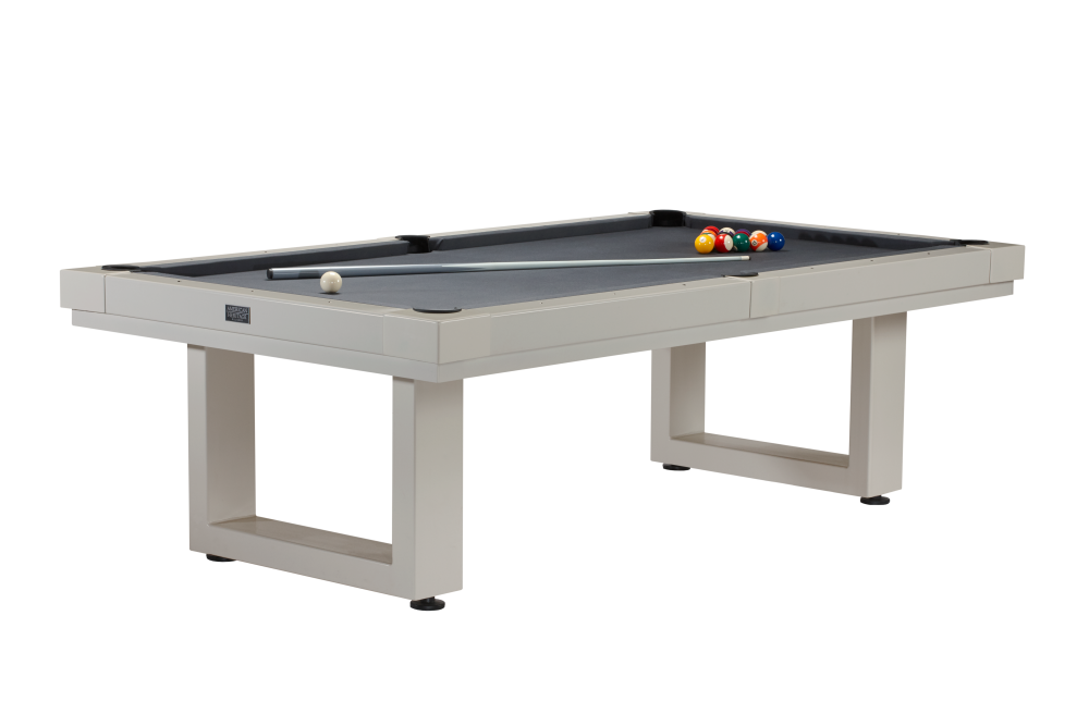Lanai 8' Outdoor Pool Table — Oyster Grey