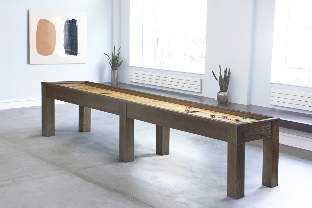 Soho 12' Shuffleboard Table in Nutmeg