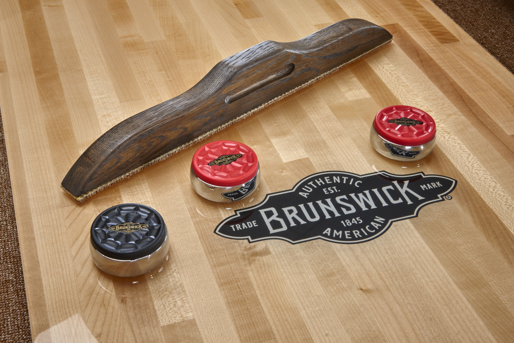 Soho 12' Shuffleboard Table in Nutmeg