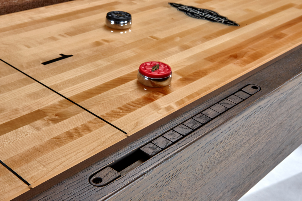 Soho 12' Shuffleboard Table in Nutmeg
