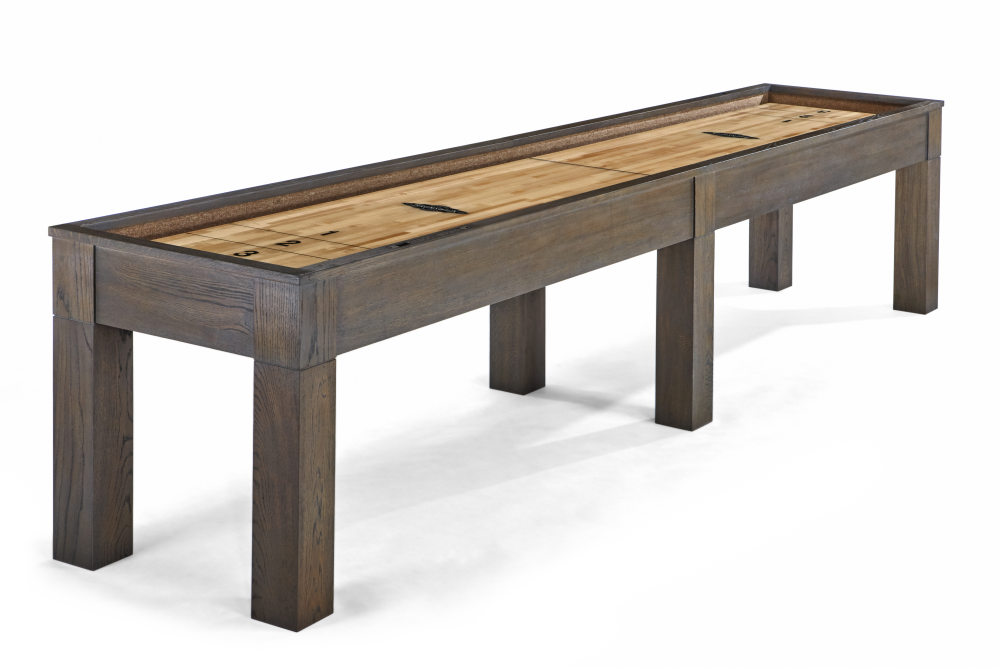 Soho 12' Shuffleboard Table in Nutmeg