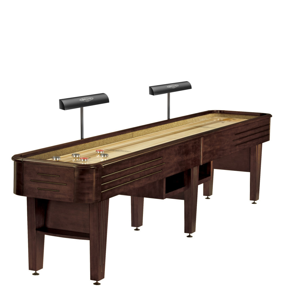 Andover II 12' Shuffleboard Table in Espresso finish
