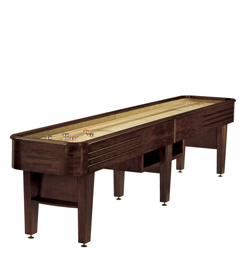 Andover II 14' Shuffleboard Table in Espresso finish