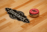 Botanic 12' Shuffleboard Table in Rustic Dark Brown finish