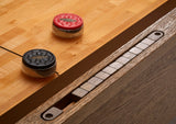 Botanic 12' Shuffleboard Table in Rustic Dark Brown finish