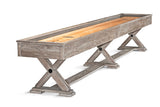 Brixton 14' Shuffleboard Table in Driftwood finish