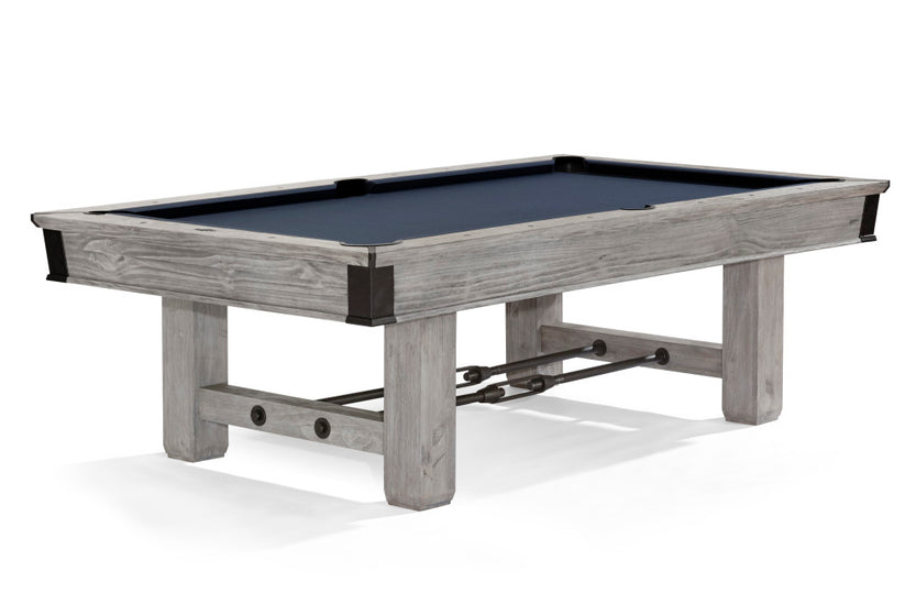 Canton 8' Pool Table — Rustic Grey finish