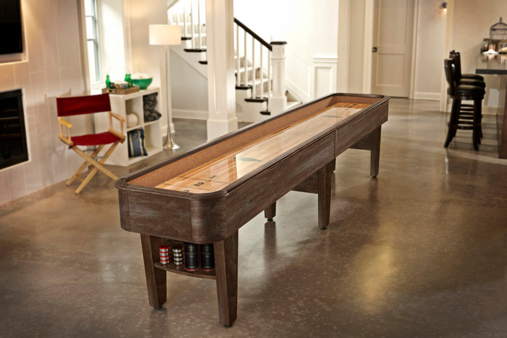 Concord 12' Shuffleboard Table in Nutmeg
