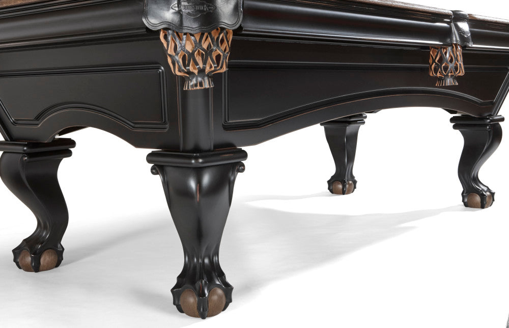 Glenwood 8' Pool Table with Talon Ball & Claw Leg
