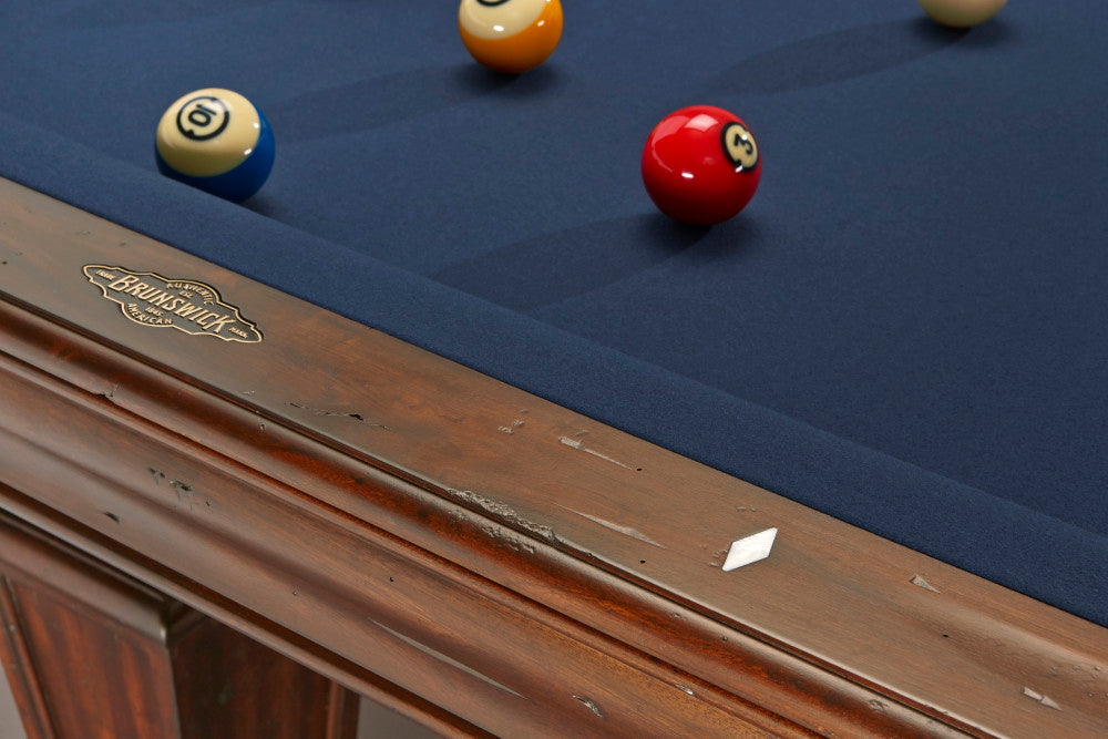 Glenwood 8' Pool Table with Tapered Leg — Tuscana finish