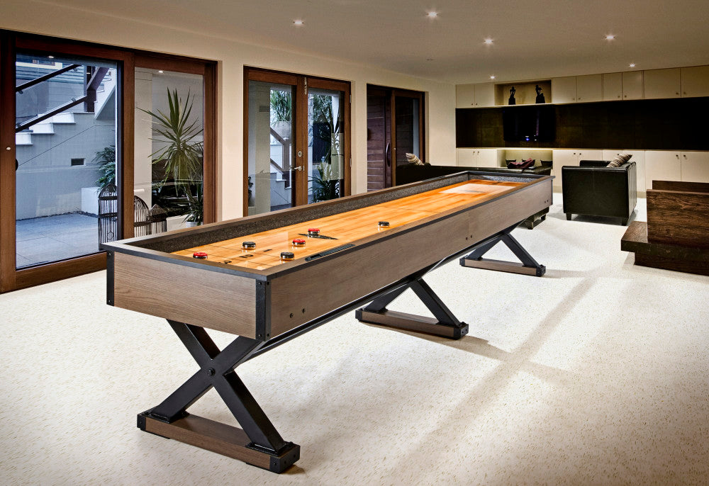 Premier 12' Shuffleboard Table — 2 Piece playfield