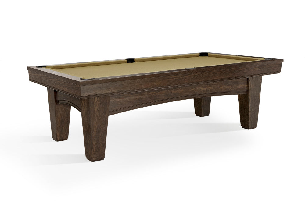 Brunswick Winfield 8' Pool Table — Coffee finish