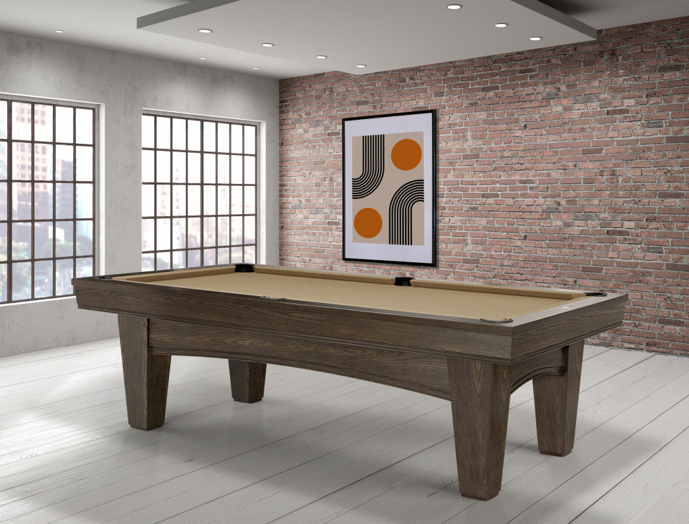 Winfield 8' Pool Table — Coffee finish