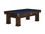 Brunswick Oakland II — Espresso finish with Midnight Blue cloth