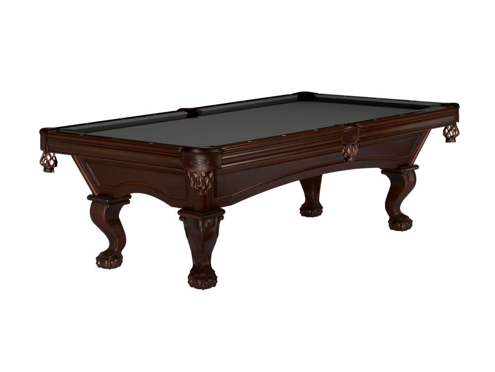 Glenwood 9' Pool Table with Talon Ball & Claw Leg