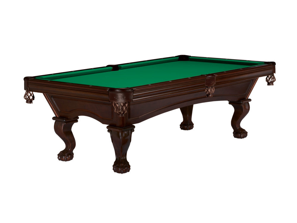 Glenwood 9' Pool Table with Talon Ball & Claw Leg