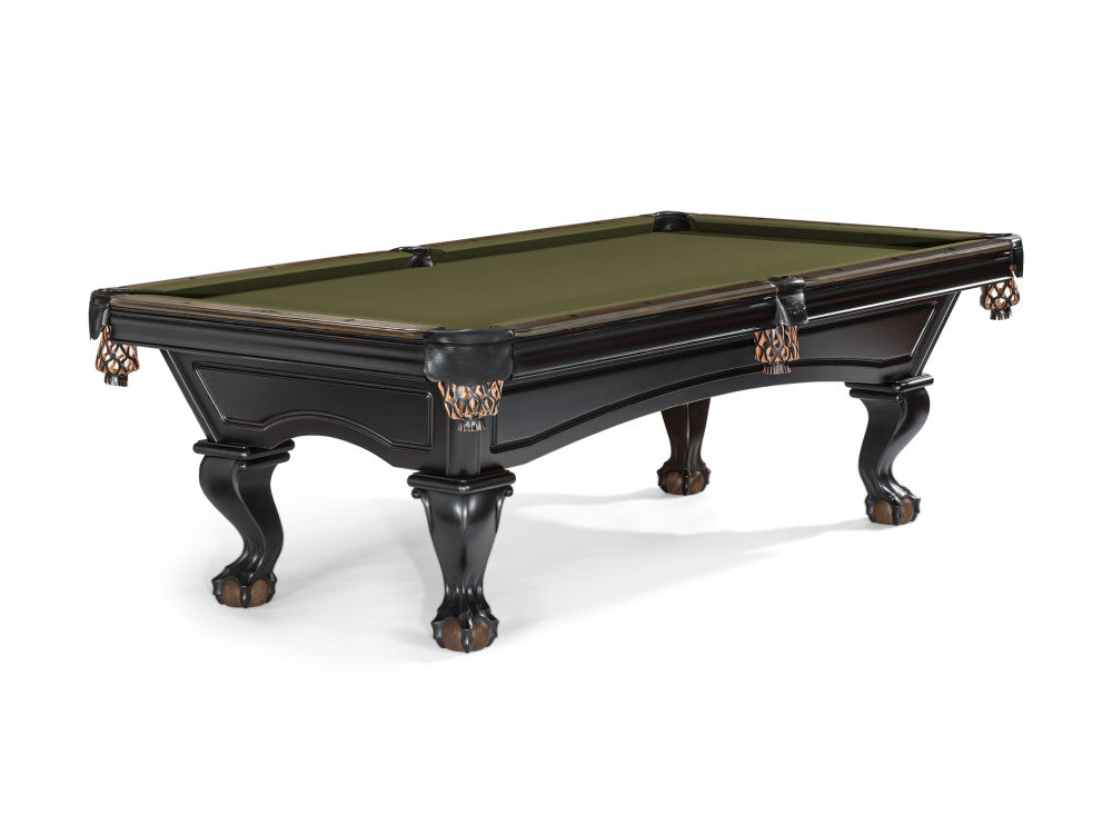 Glenwood 8' Pool Table with Talon Ball & Claw Leg