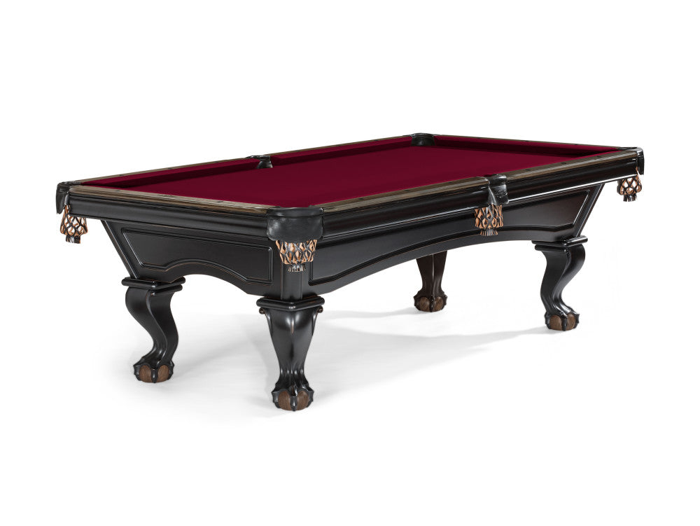 Glenwood 8' Pool Table with Talon Ball & Claw Leg