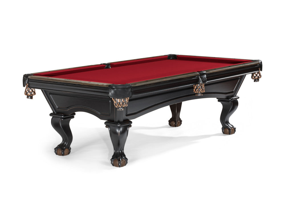 Glenwood 8' Pool Table with Talon Ball & Claw Leg