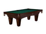 Glenwood 7' Pool Table with Tapered Leg — Espresso finish