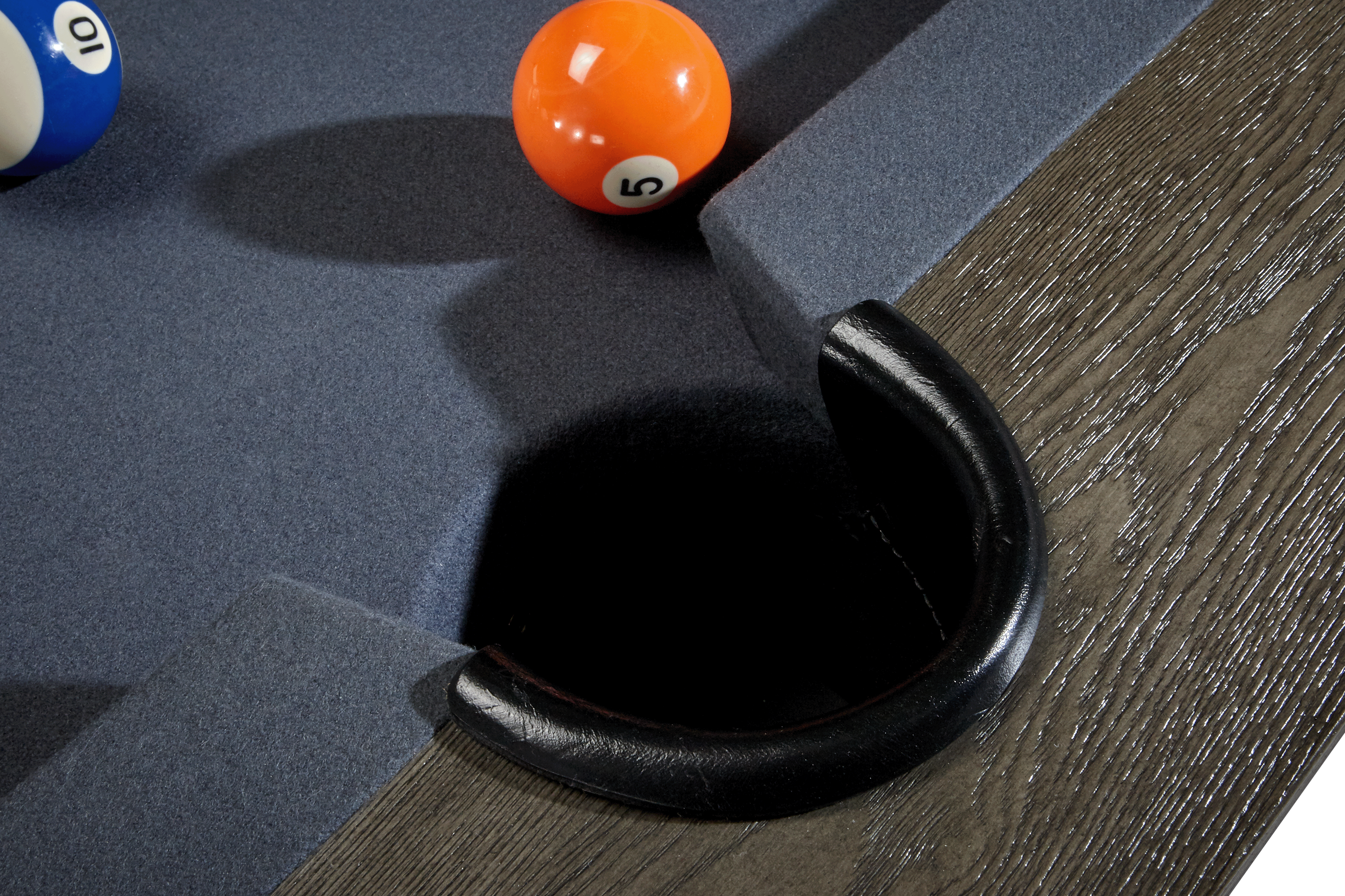 Halifax 8' Pool Table - Charcoal angle