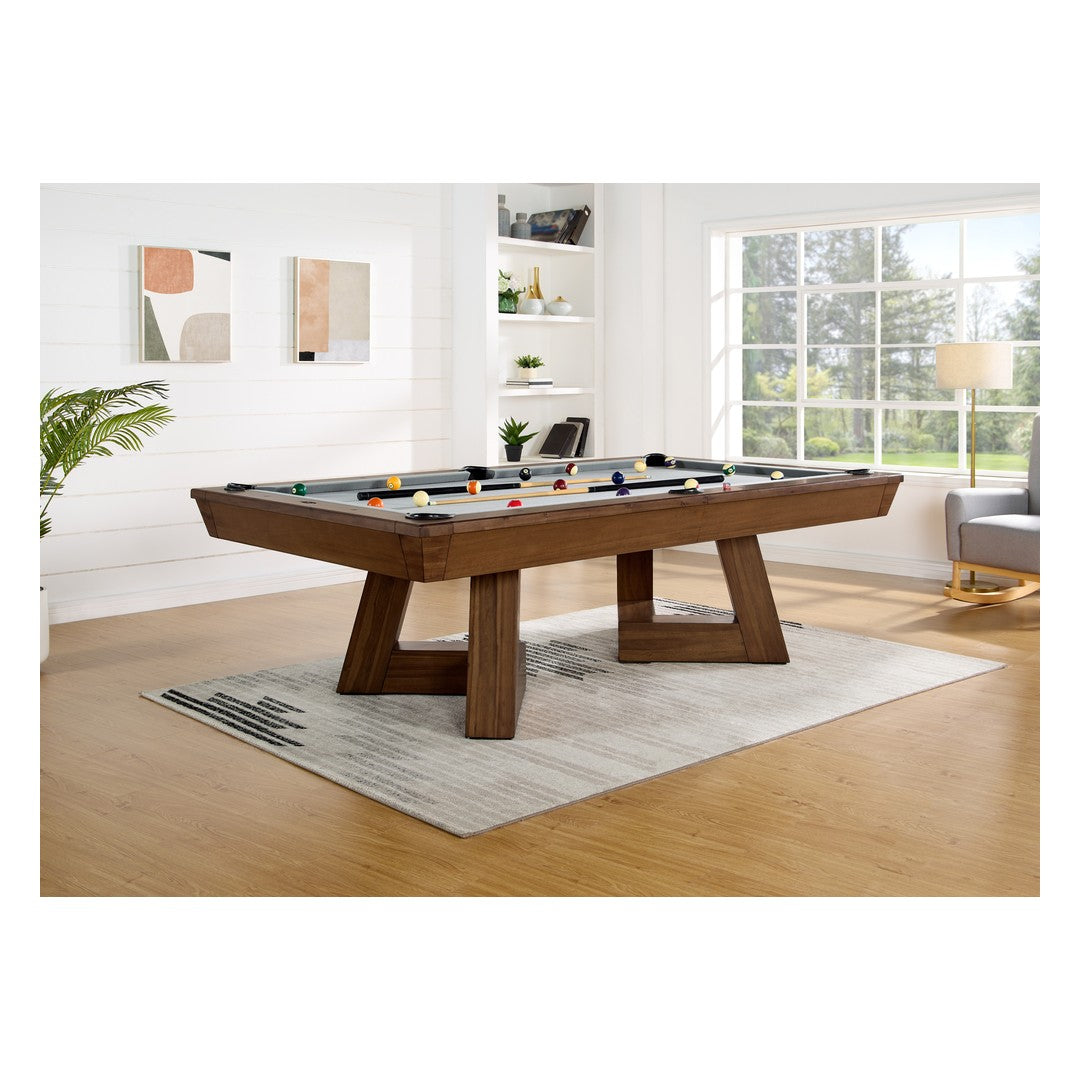 Aris 8' Pool Table in Coffee