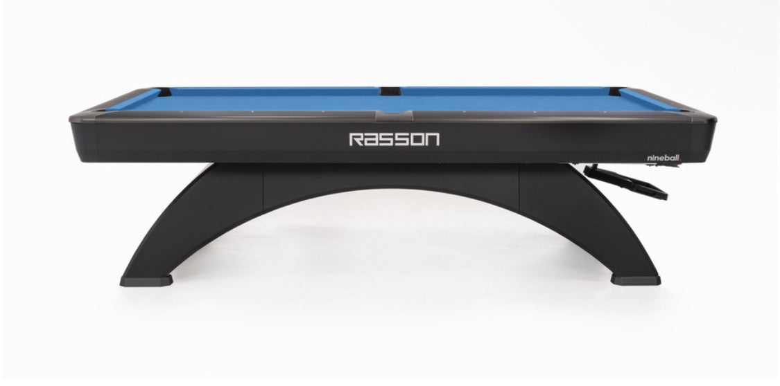 Rasson Ox II — Black Fluorocarbon finish with Regatta Blue cloth