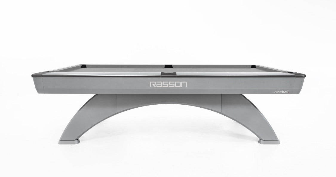 Rasson Ox II — Silver Fluorocarbon finish with Charcoal Grey cloth