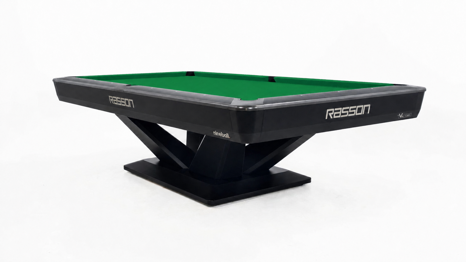 Rasson Victory III pool table - Brunswick Green felt