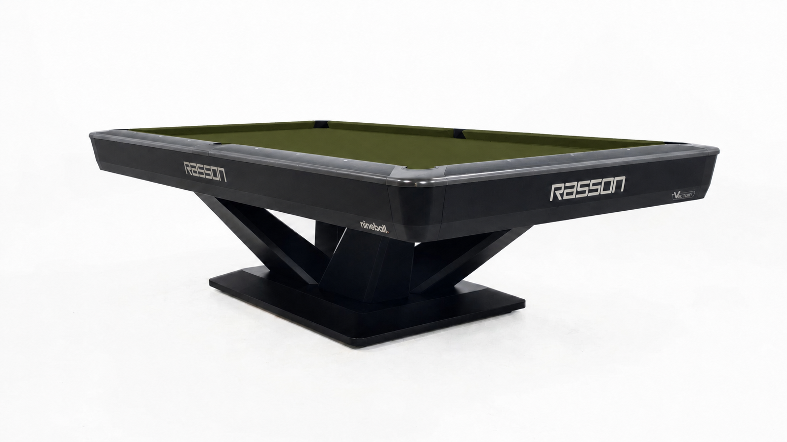 Rasson Victory III pool table - Olive felt