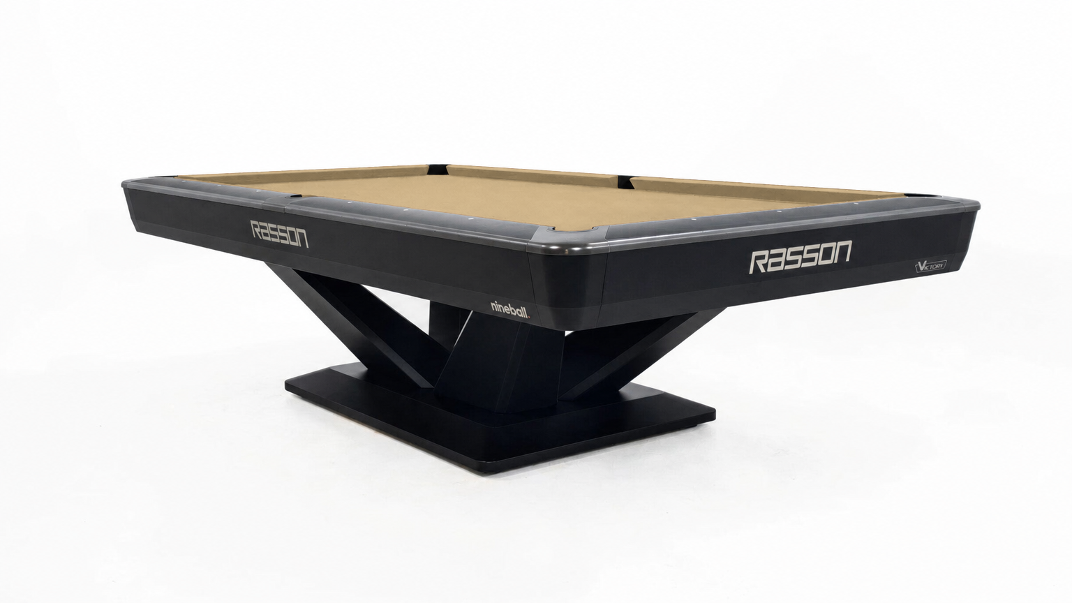 Rasson Victory III pool table — Sahara felt (tan)