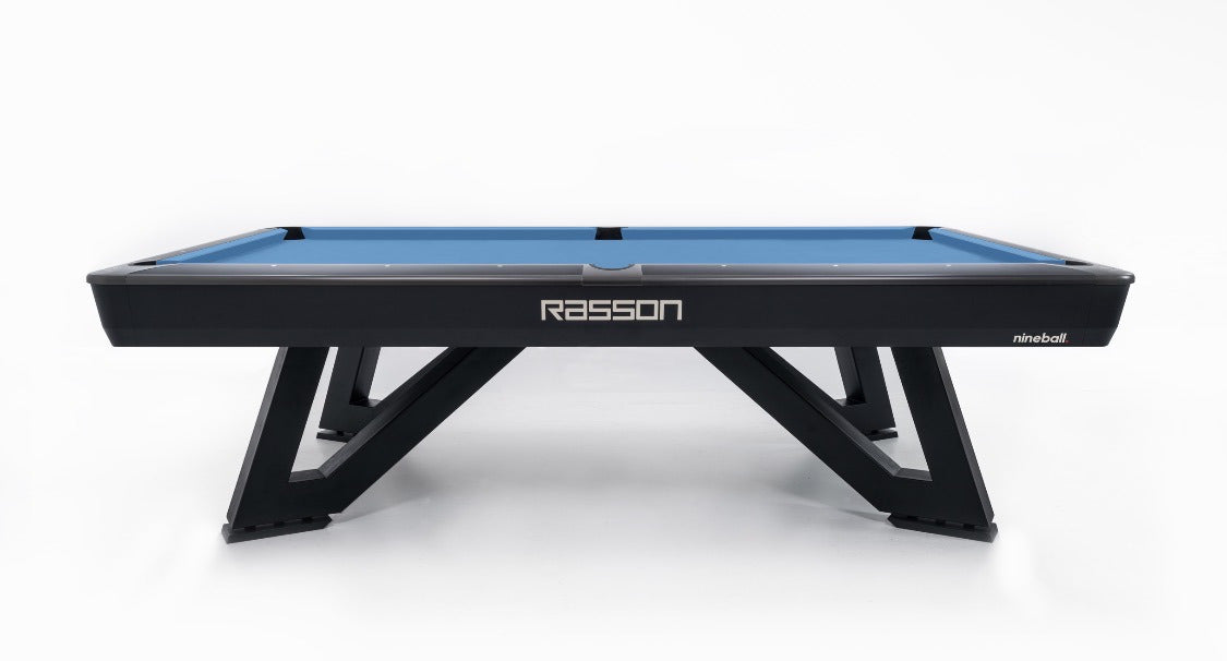 Rasson Wolf — Black Fluorocarbon finish with Regatta Blue cloth