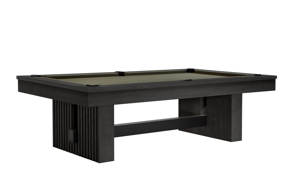 American Heritage Vancouver 8' Pool Table — Natural Ash & Black Ash finish