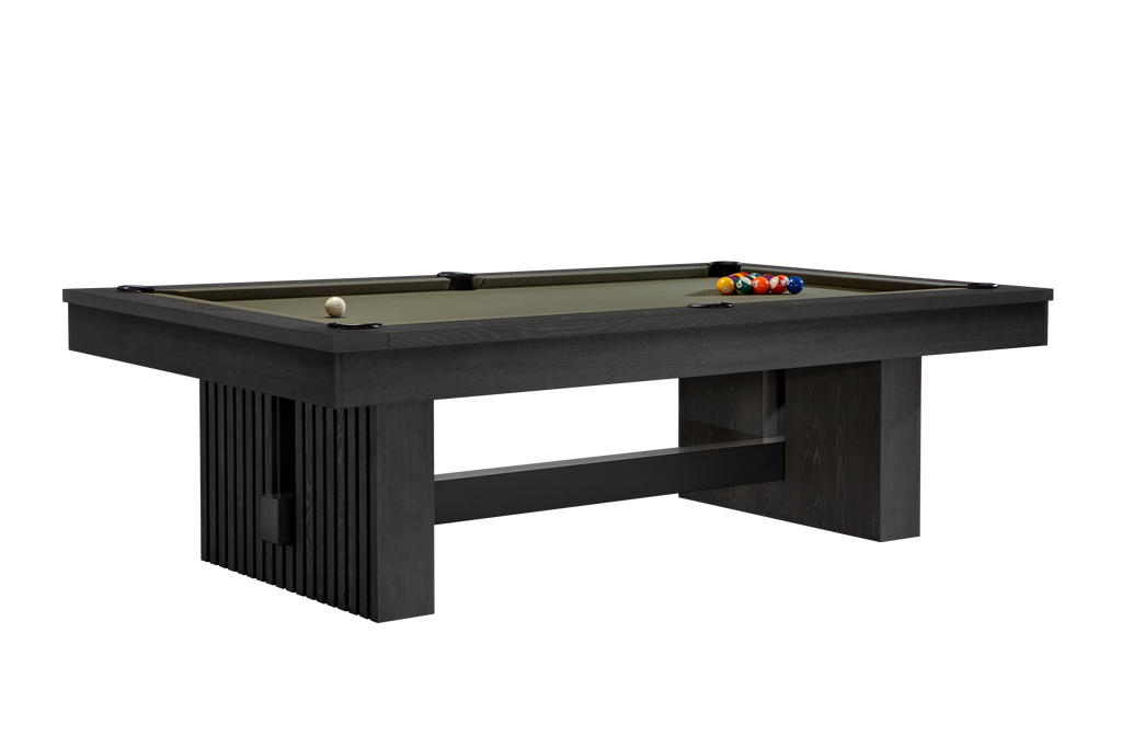 American Heritage Vancouver 8' Pool Table — Natural Ash & Black Ash finish