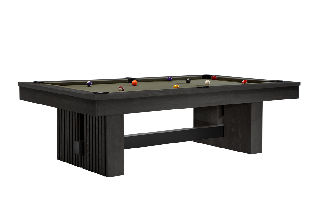 American Heritage Vancouver 8' Pool Table — Natural Ash & Black Ash finish