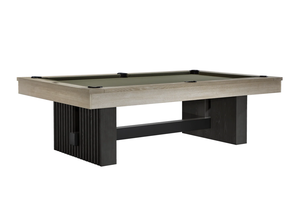 American Heritage Vancouver 8' Pool Table — Natural Ash & Black Ash finish