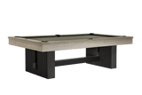 Vancouver 8' Pool Table - Natural Ash & Black two-tone